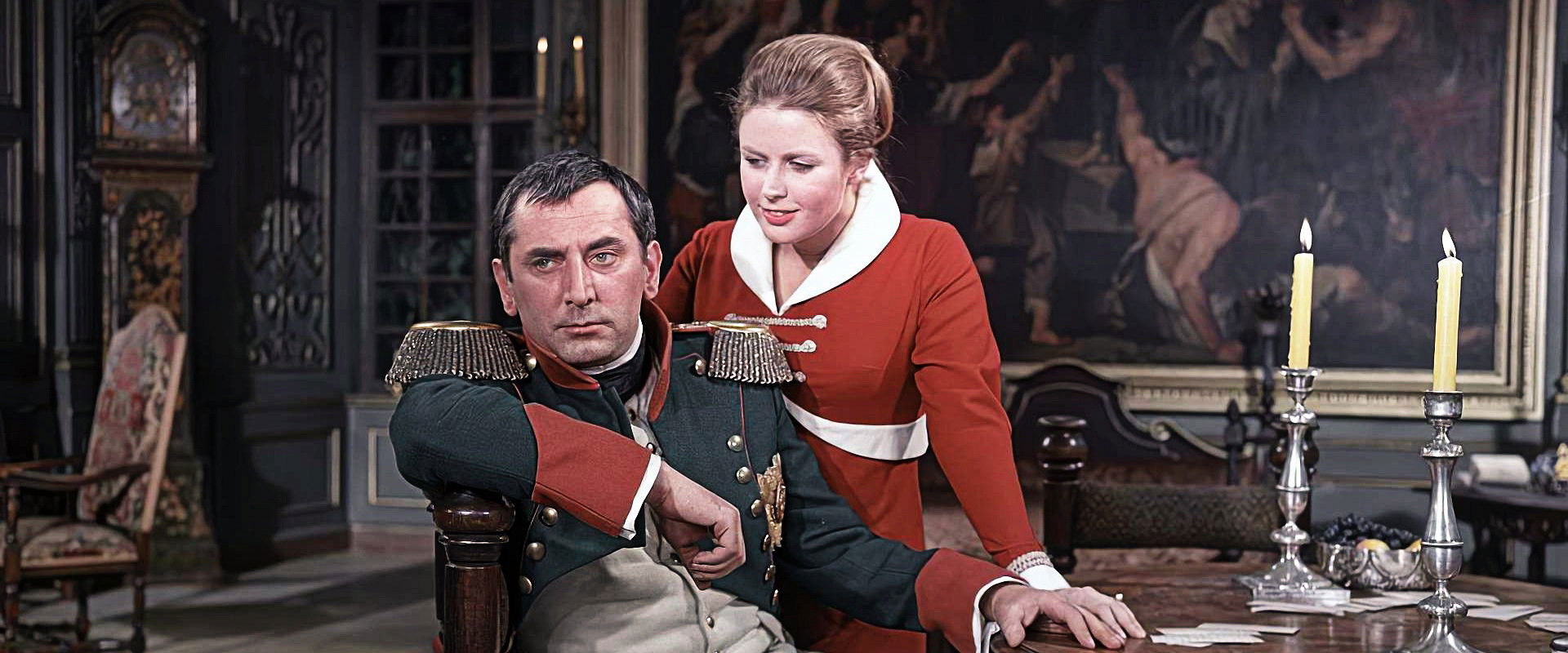 Maria and Napoleon backdrop