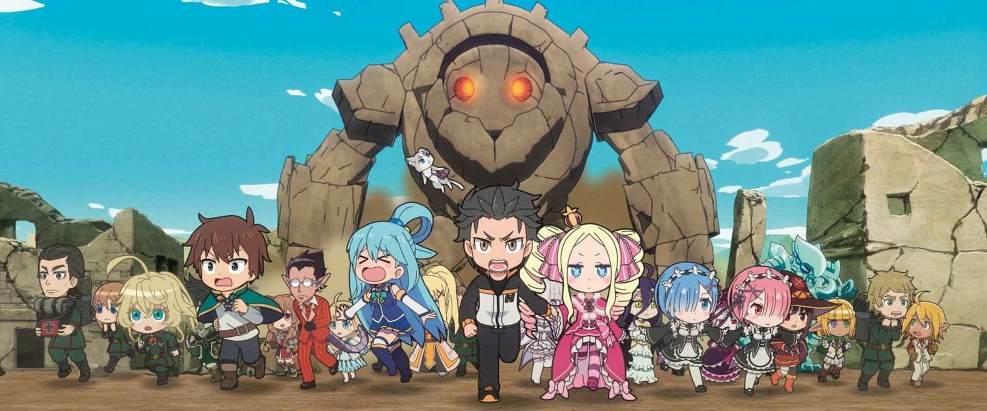 Isekai Quartet the Movie: Another World backdrop