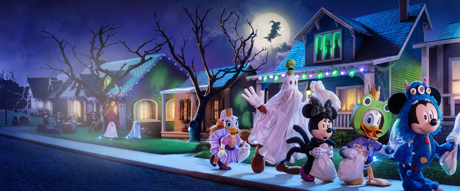Mickey and Friends: Trick or Treats backdrop