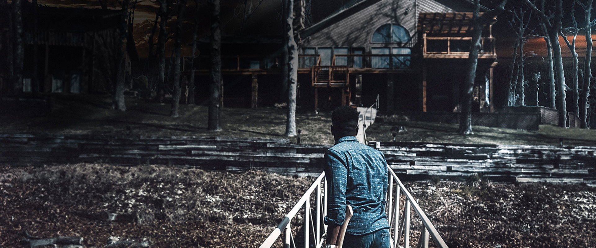 Home with a View of the Monster backdrop