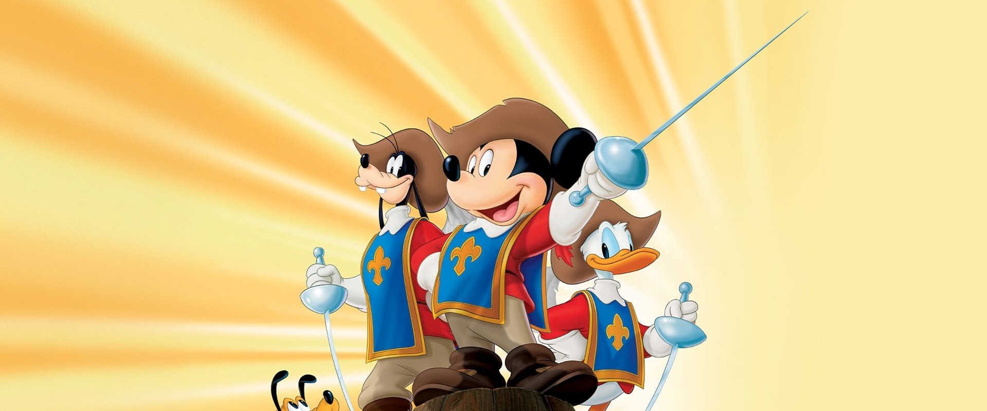 Mickey, Donald, Goofy: The Three Musketeers backdrop