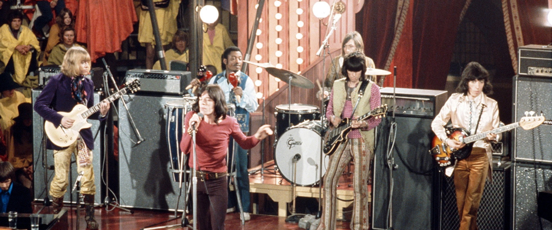 The Rolling Stones Rock and Roll Circus backdrop