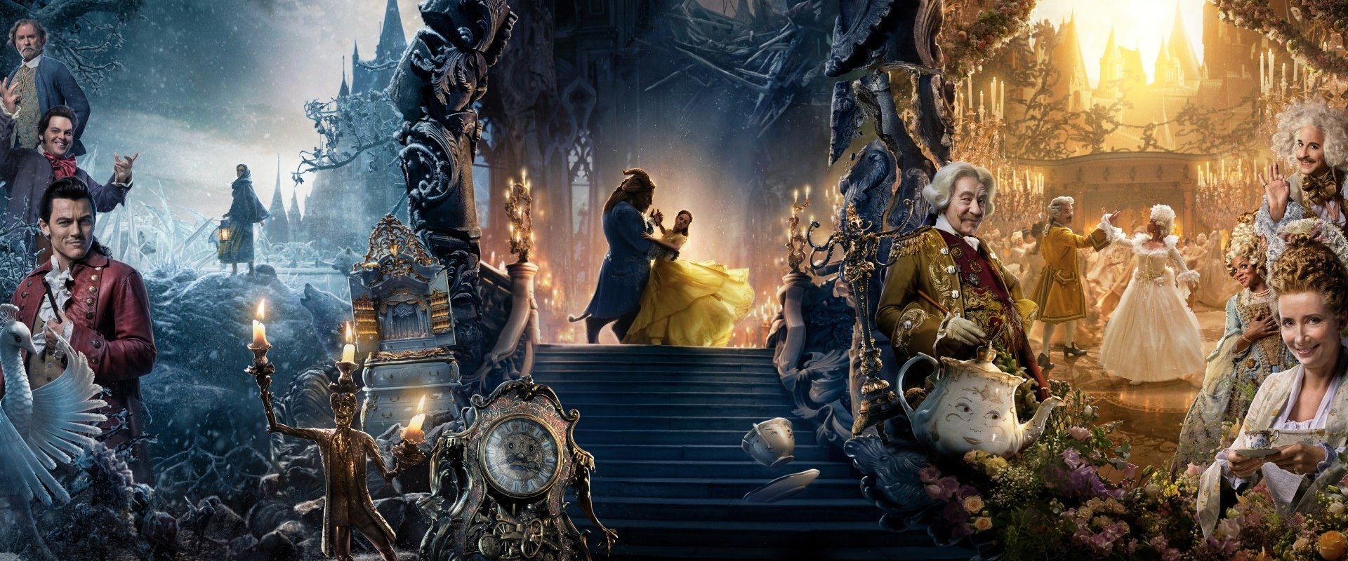 Beauty and the Beast backdrop