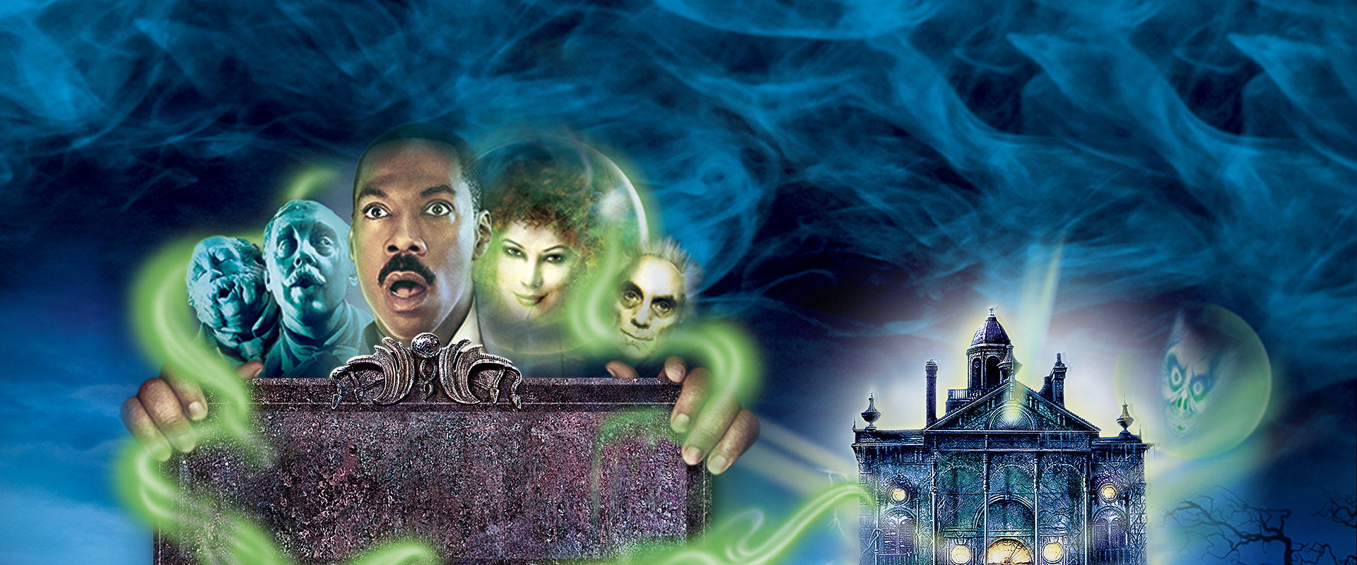The Haunted Mansion backdrop