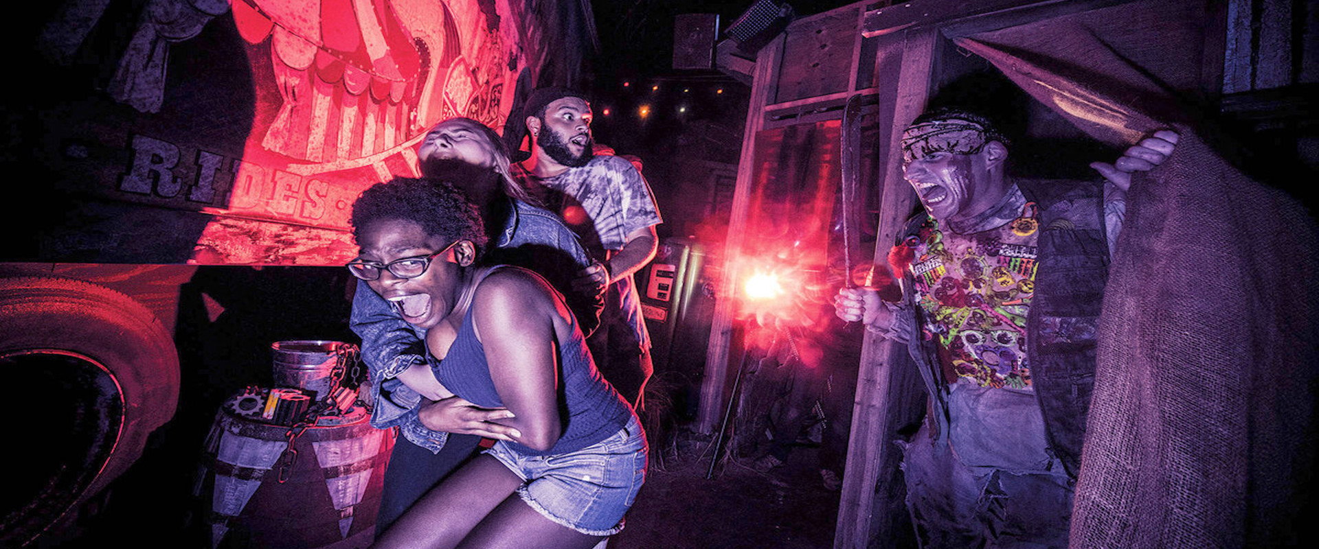 Halloween in Hollywood backdrop