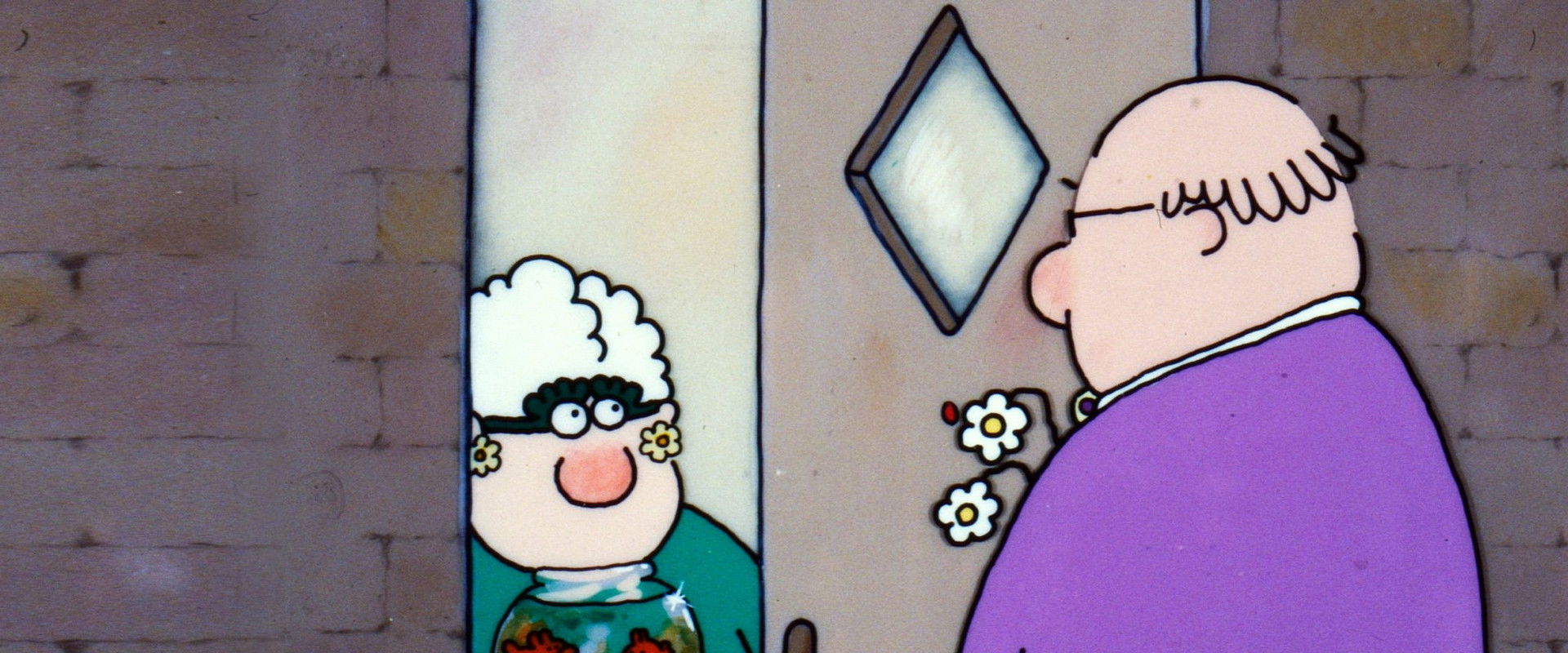 George and Rosemary backdrop