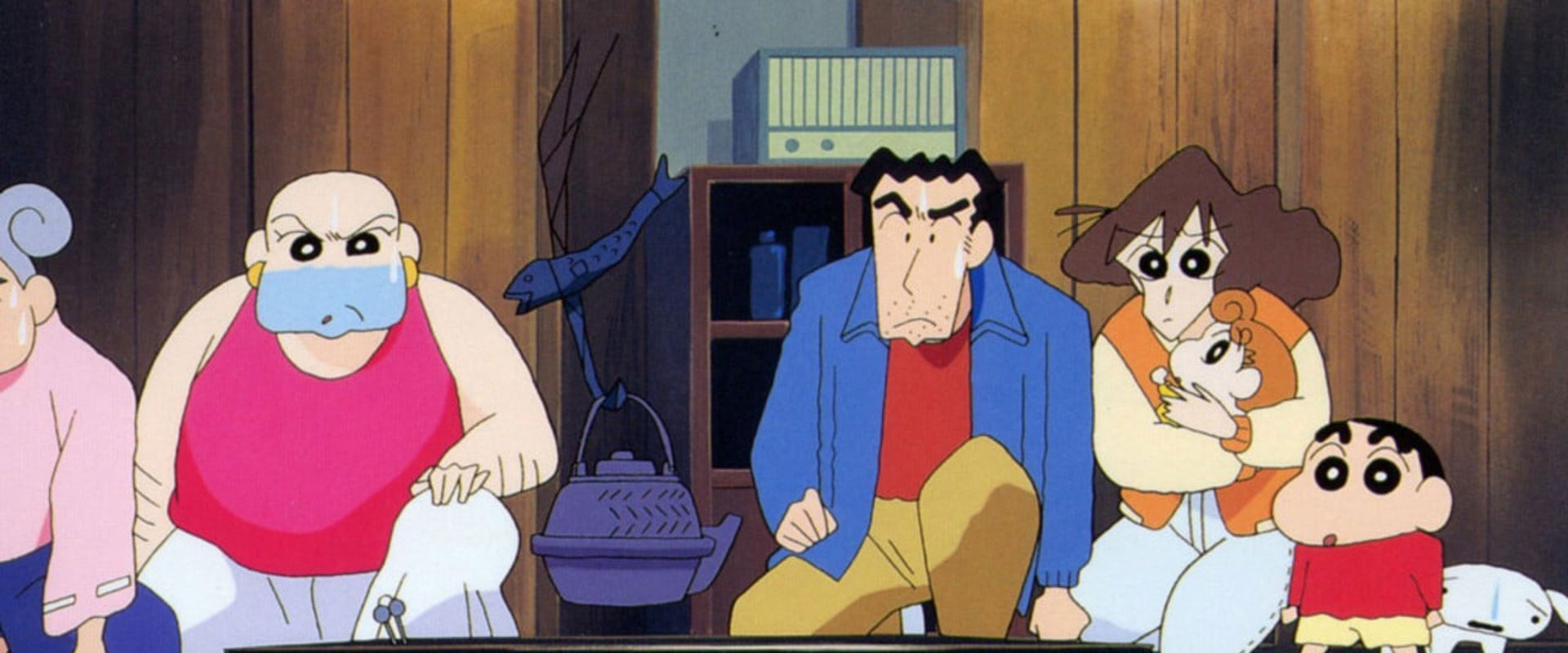 Crayon Shin-chan: Pursuit of the Balls of Darkness backdrop