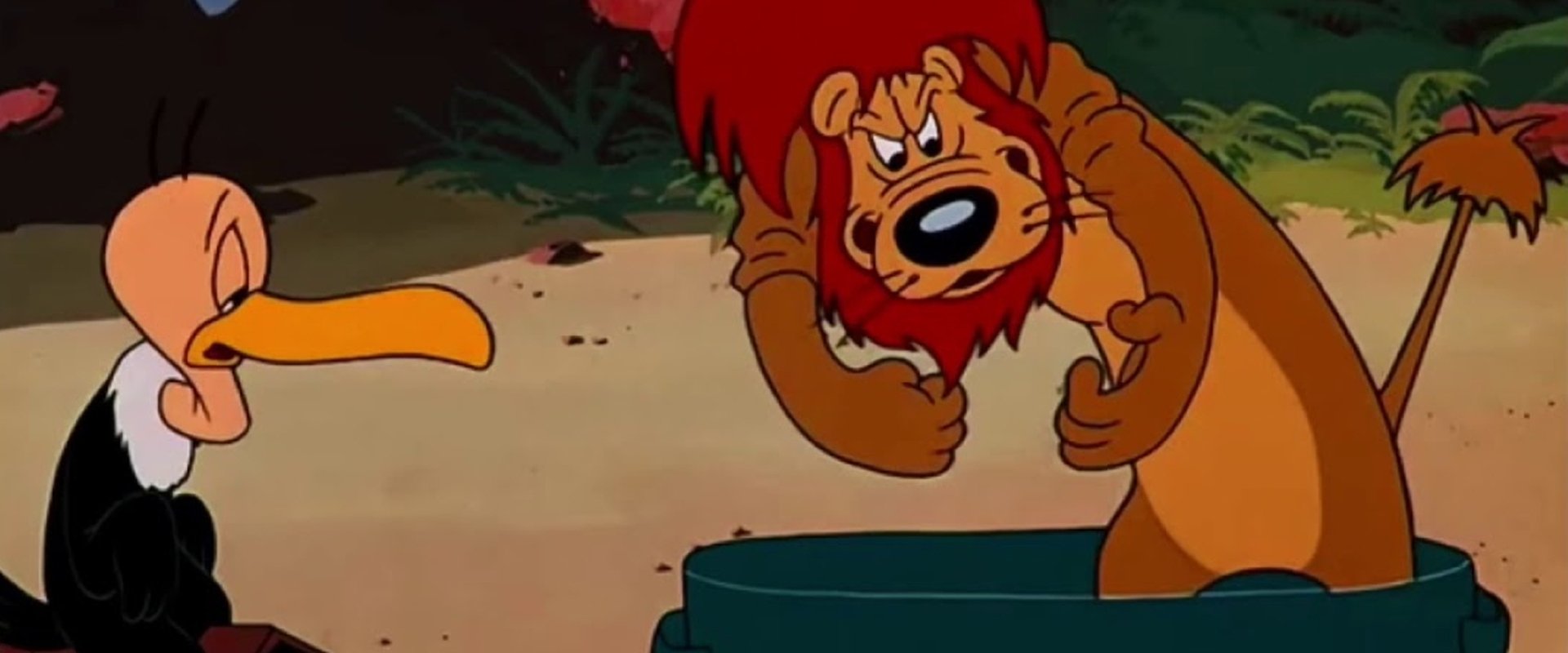 The Lion's Busy backdrop