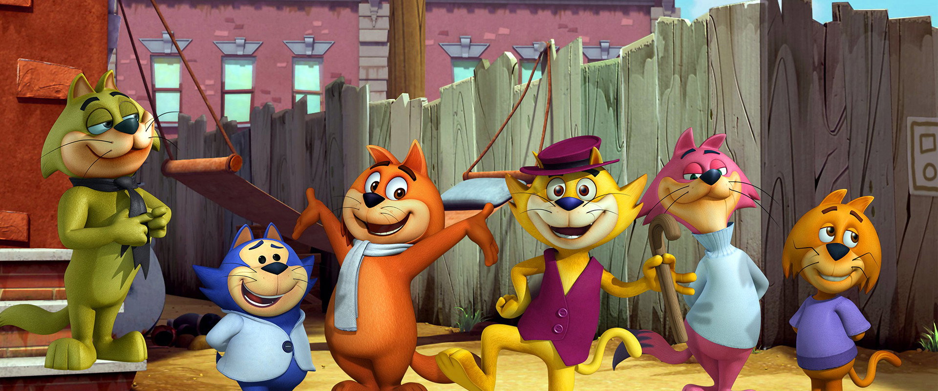 Top Cat Begins backdrop