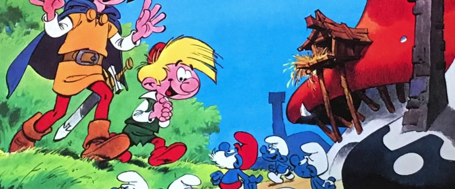 The Smurfs and the Magic Flute backdrop