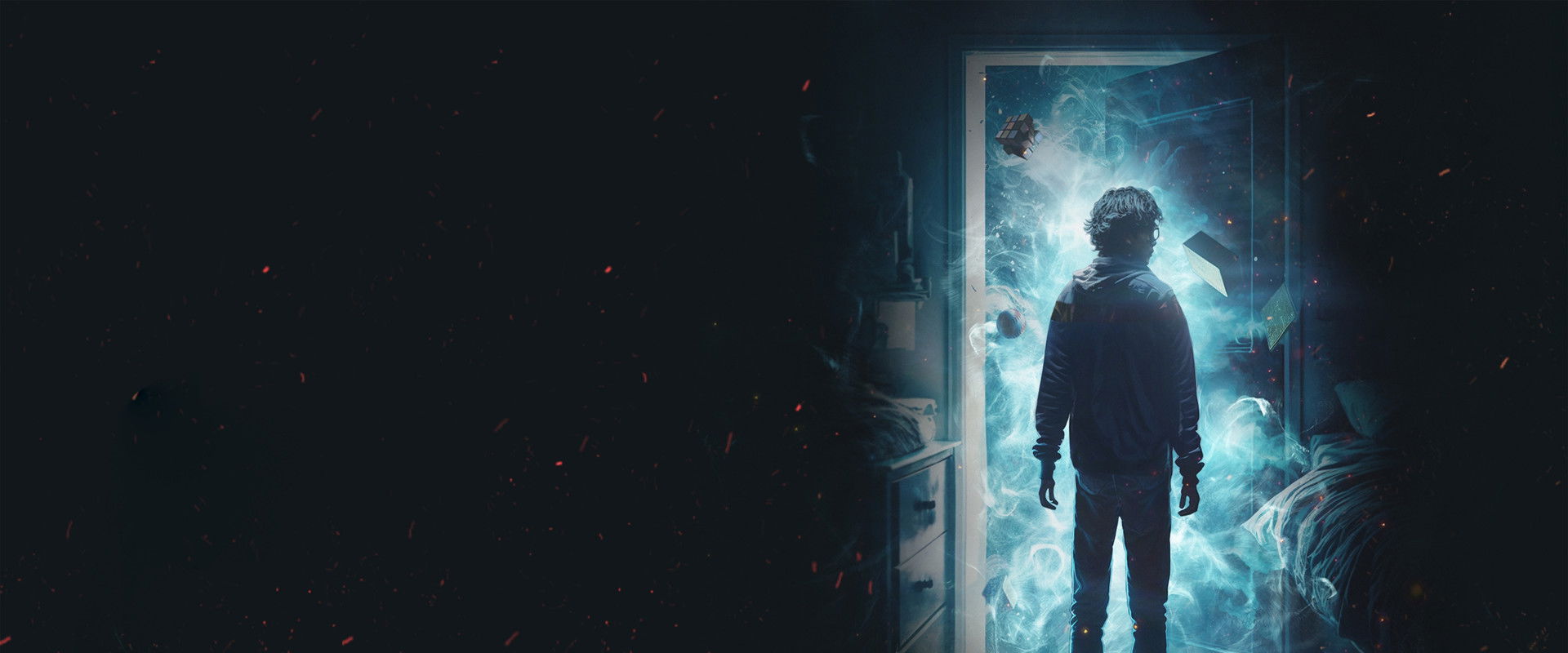 The Strange Case of a Claustrophobic Ghost backdrop