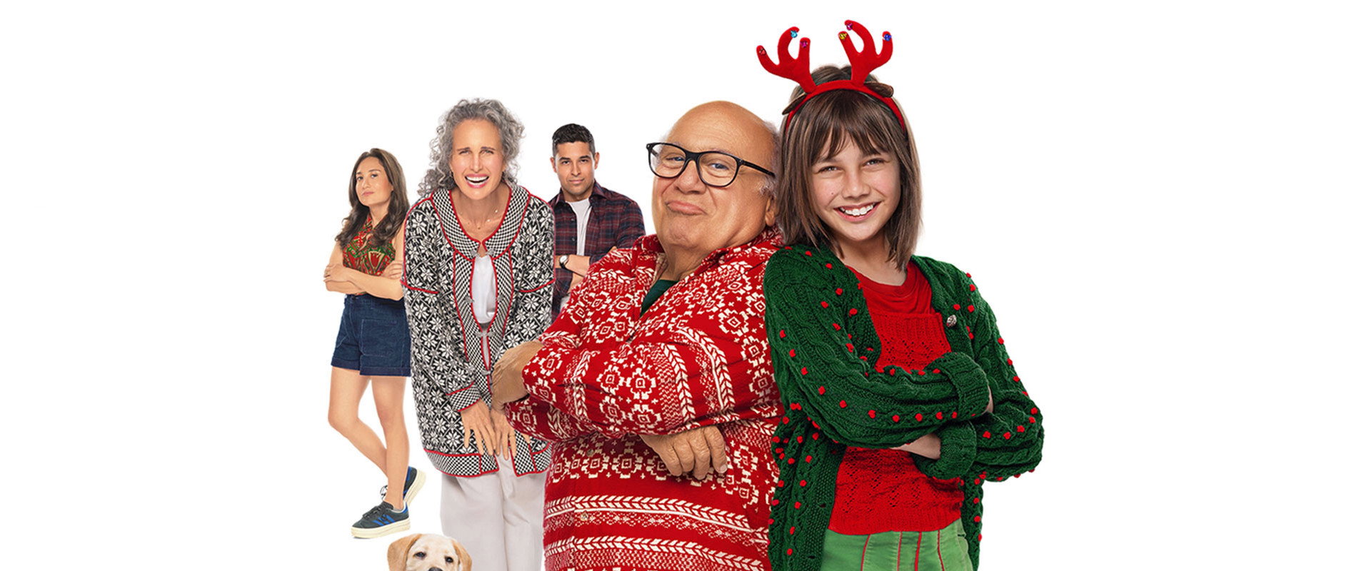 A Sudden Case of Christmas backdrop