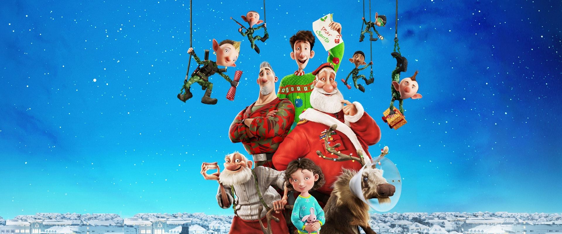 Arthur Christmas backdrop