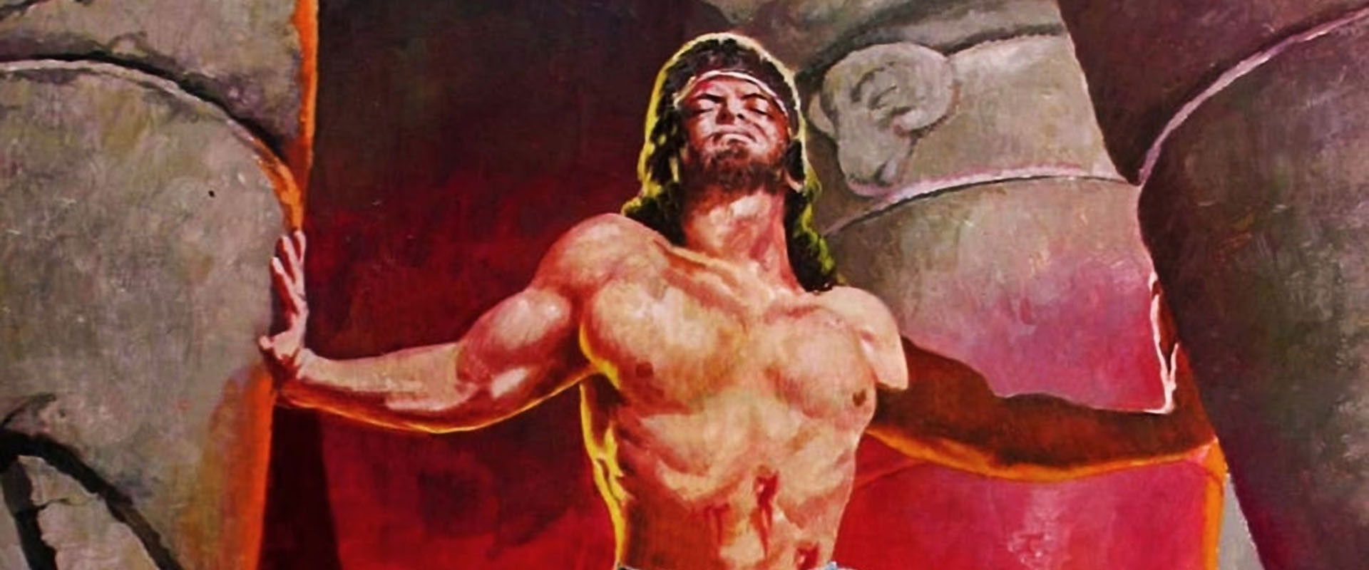 Samson and Delilah backdrop