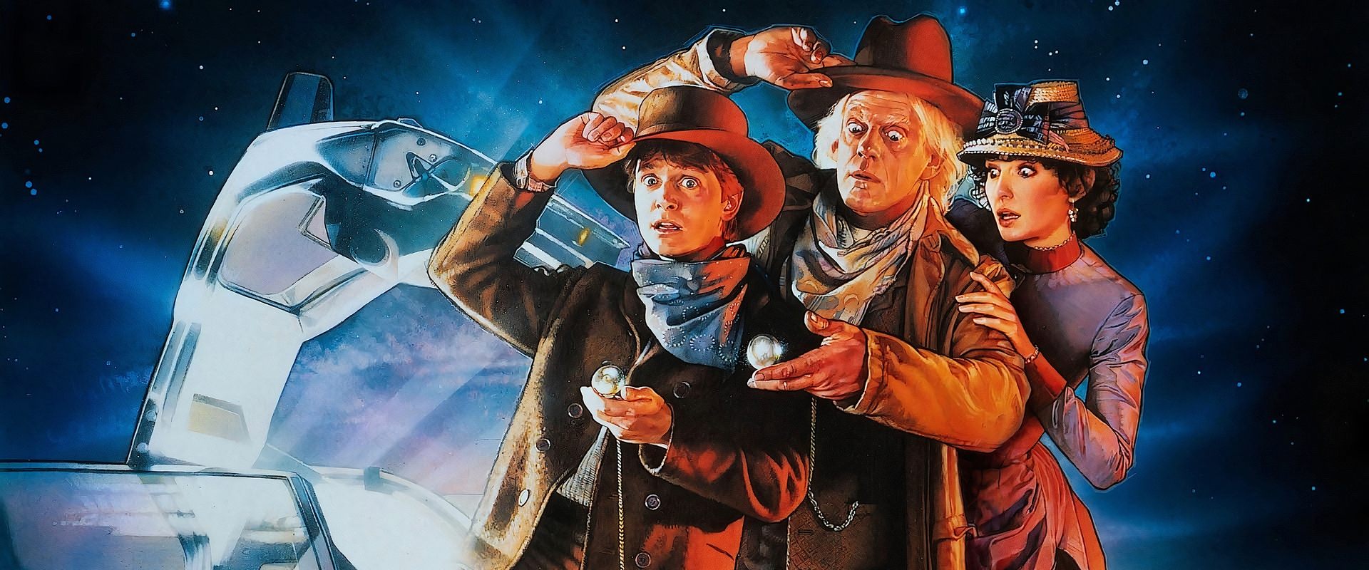 Back to the Future Part III backdrop