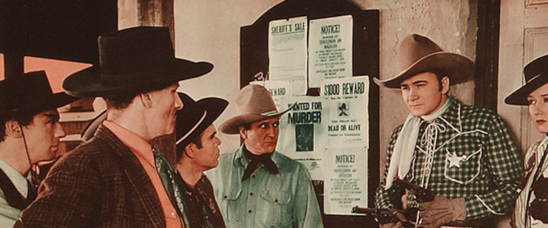 The Cowboy from Sundown backdrop