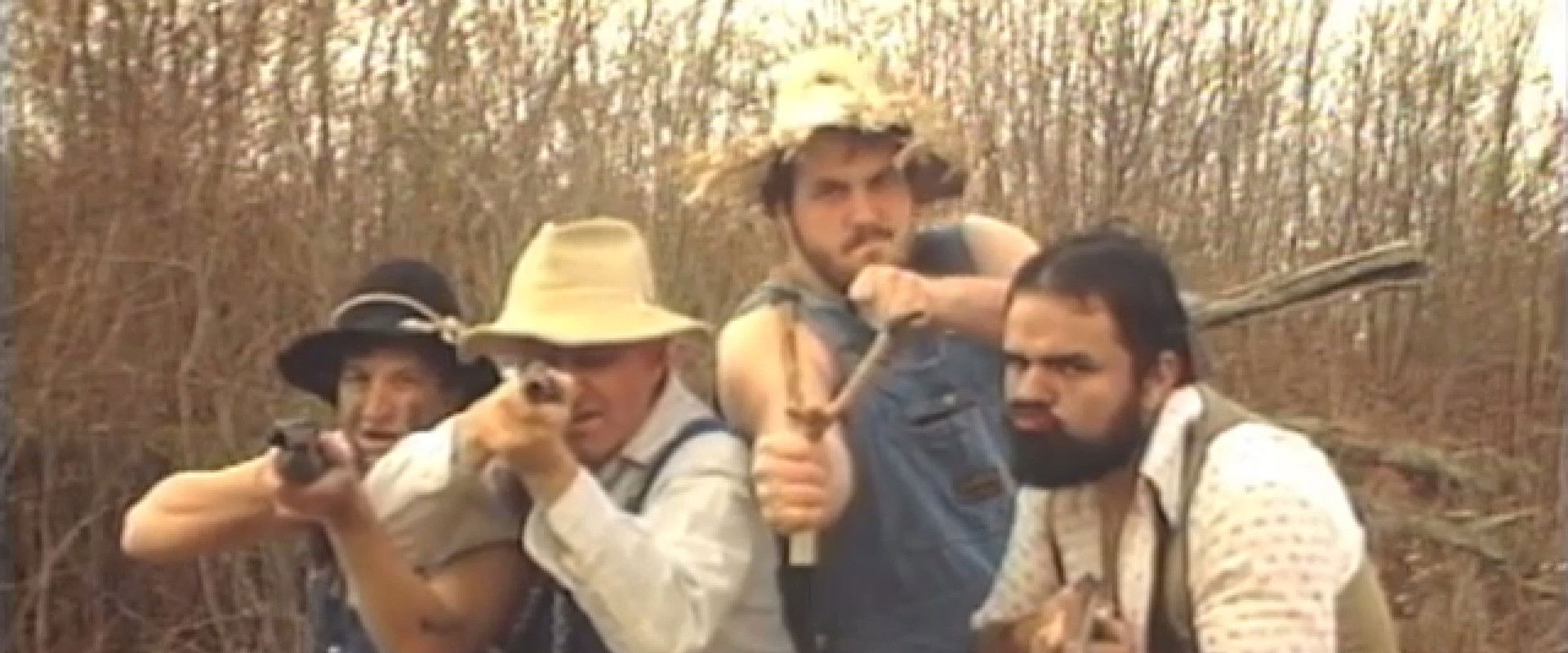 Redneck Zombies backdrop