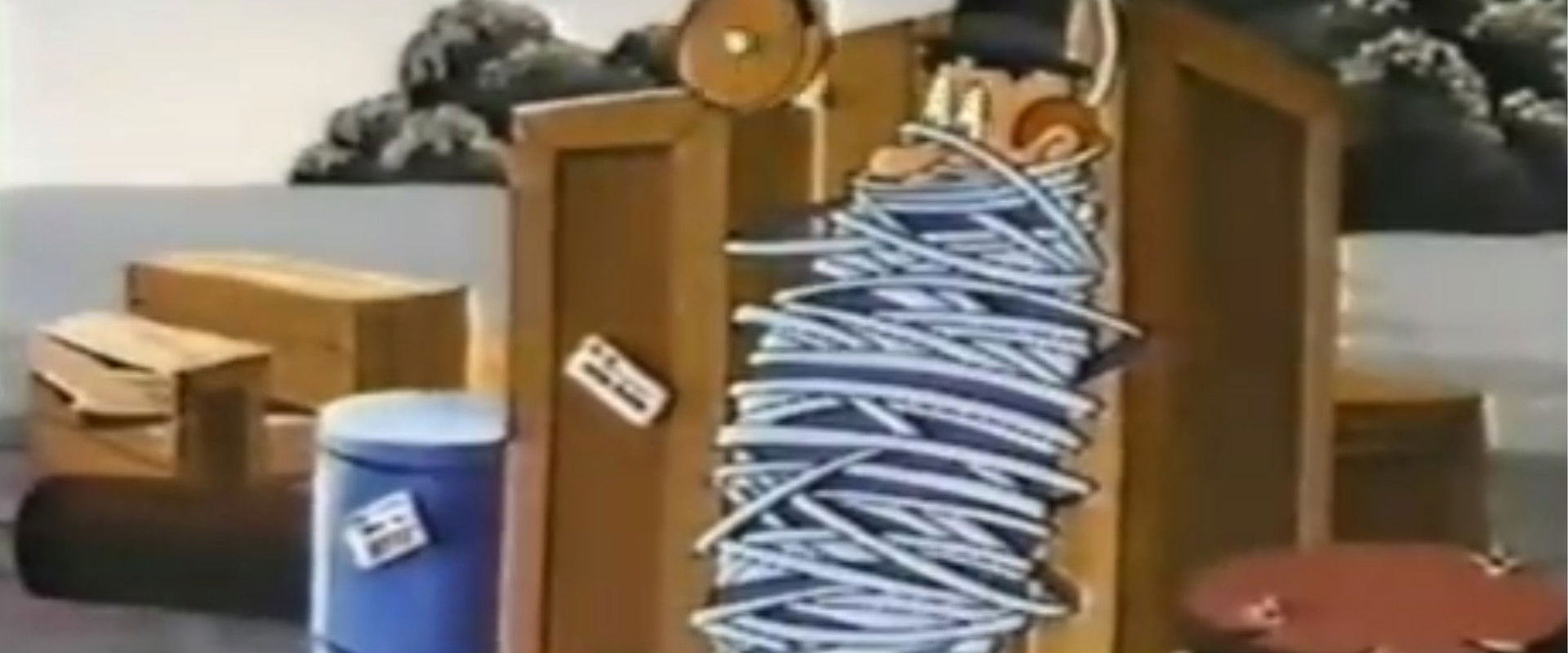 Plywood Panic backdrop