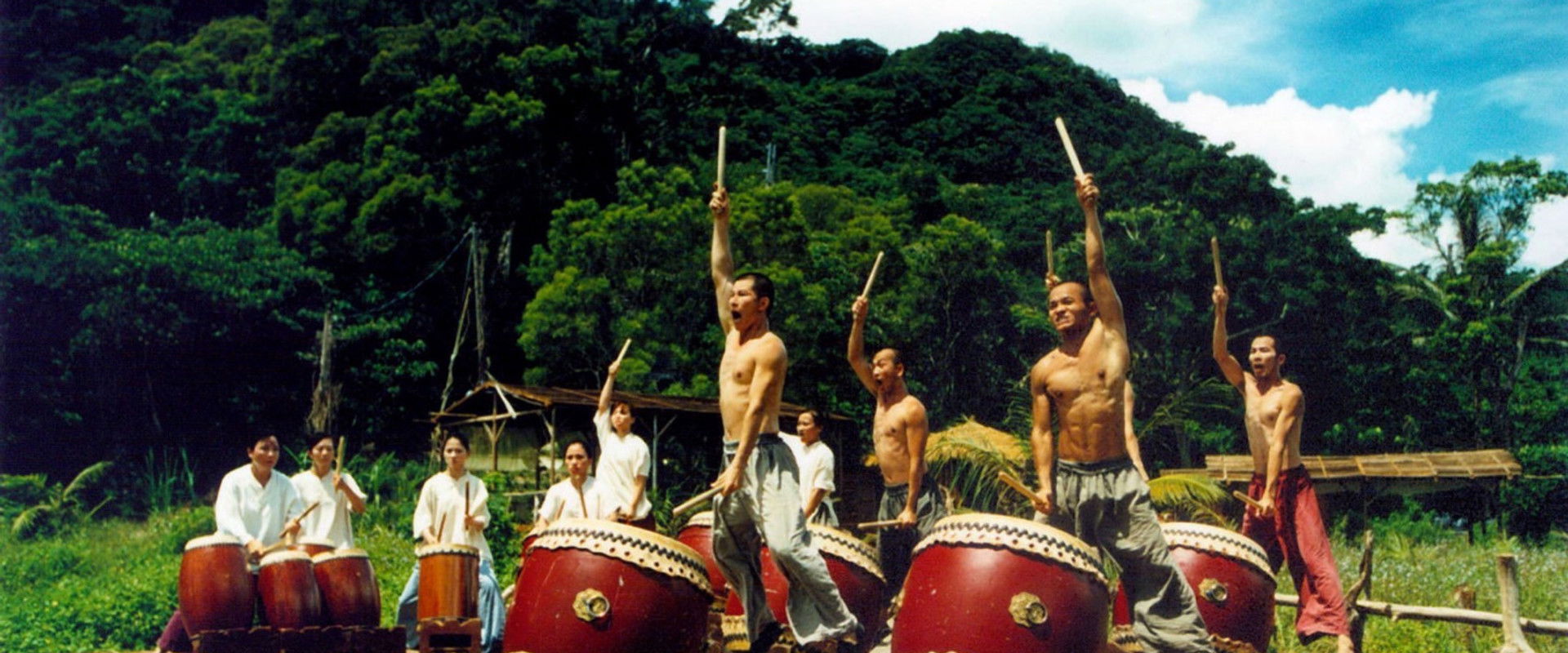 The Drummer backdrop