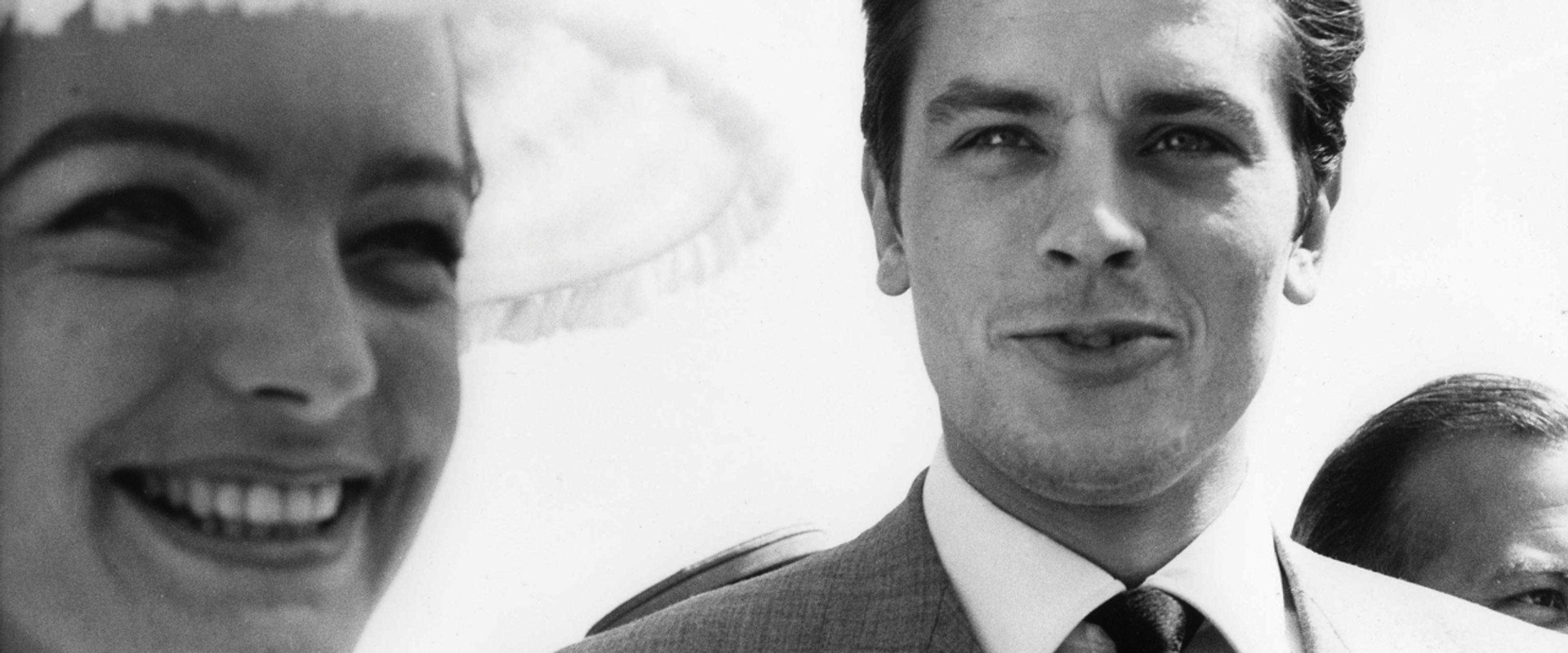 Alain Delon, a unique portrait backdrop