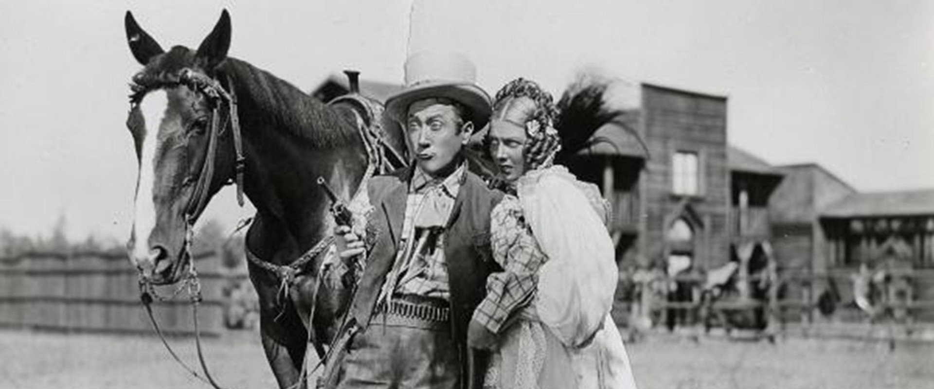 Il fanciullo del West backdrop