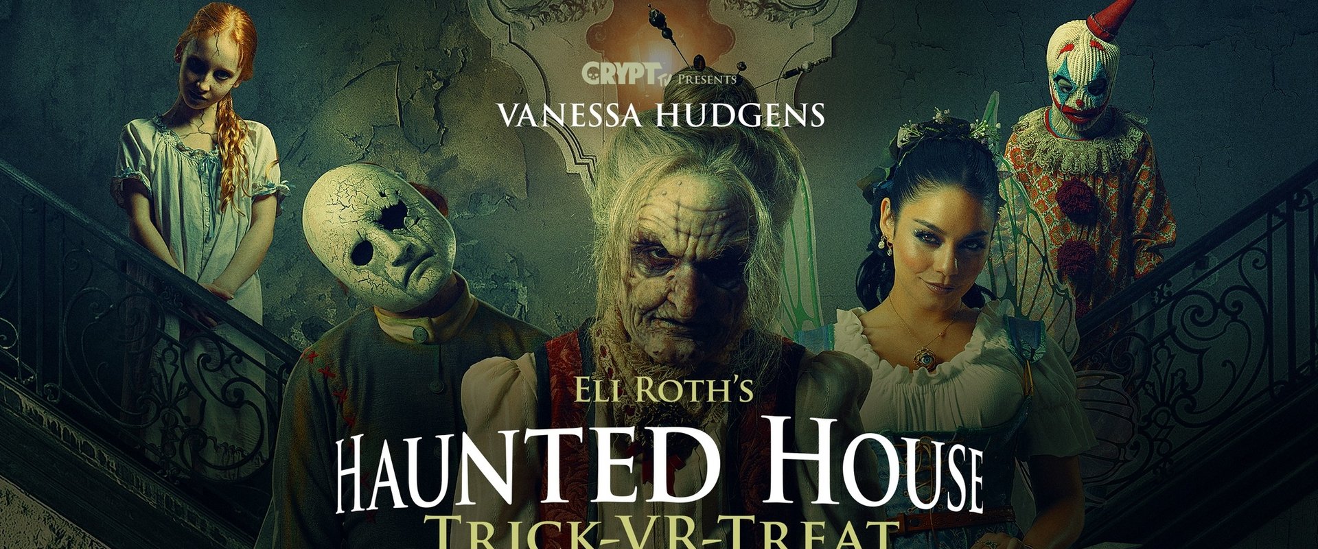 Haunted House: Trick-VR-Treat backdrop