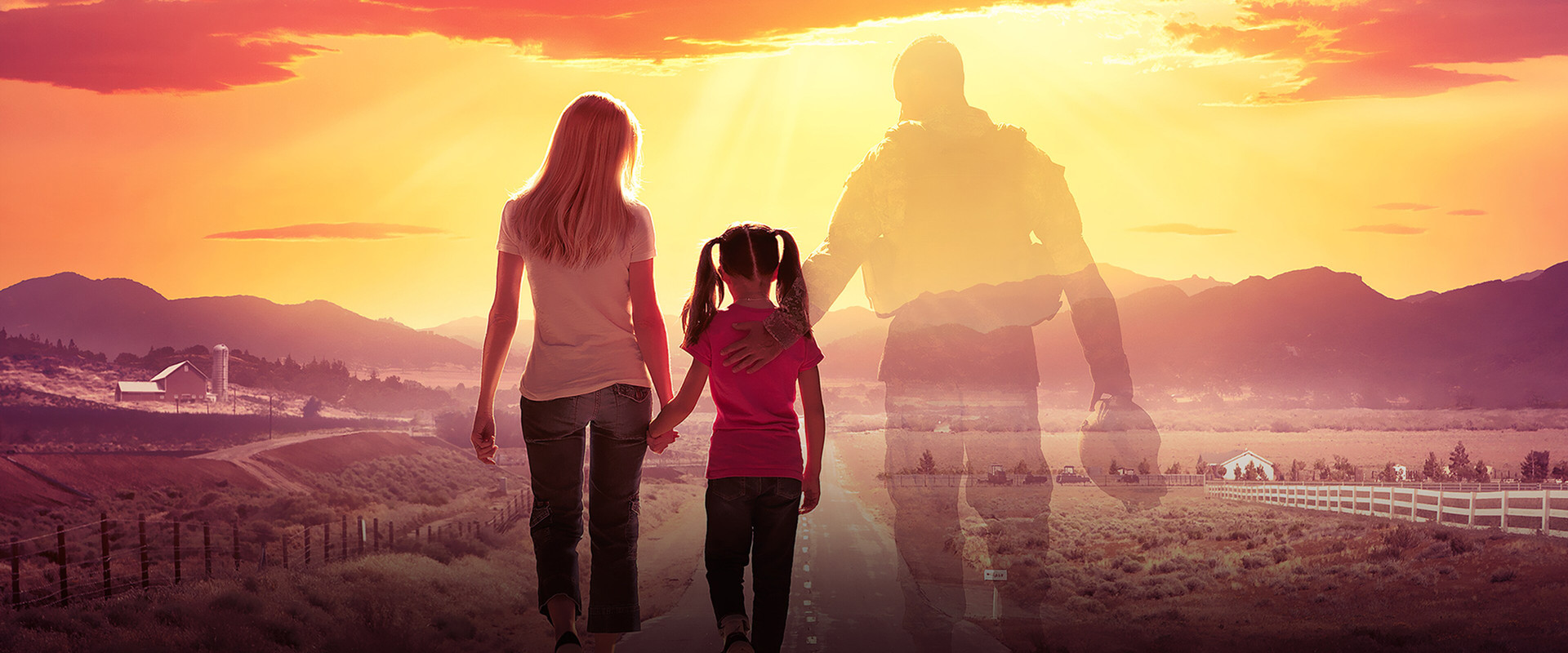 God Bless the Broken Road backdrop