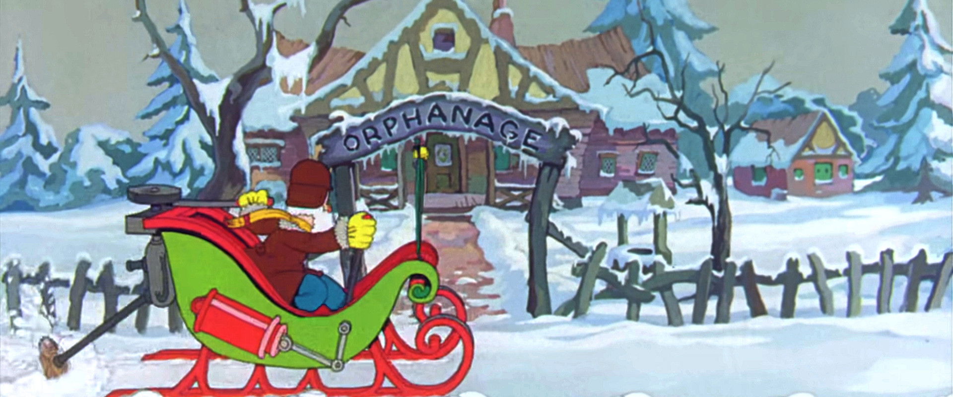 Christmas Comes But Once a Year backdrop