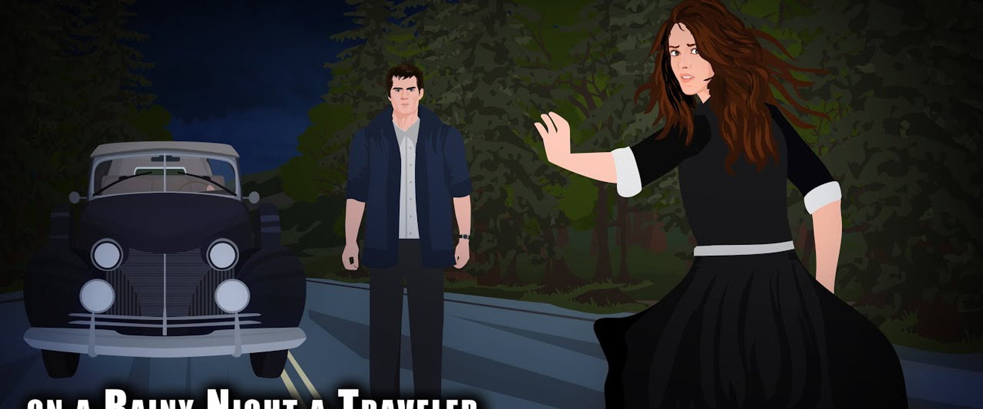 Traveler discovers a Woman running from her Husband & In-laws but then... backdrop