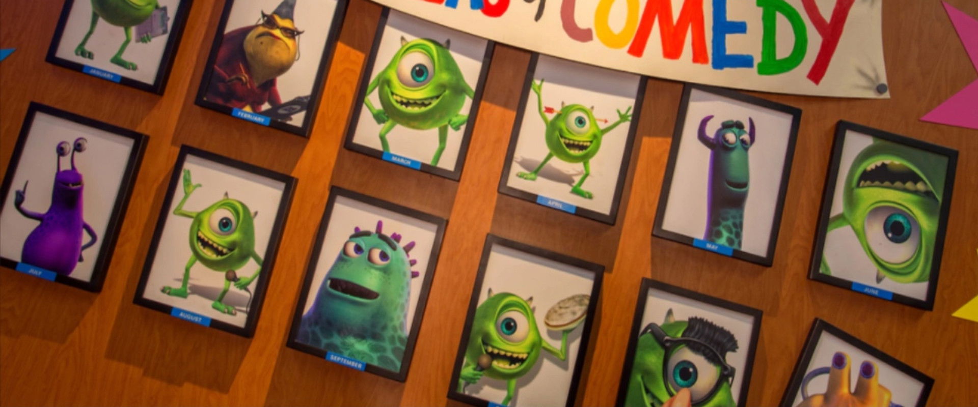 Monsters, Inc. Laugh Floor backdrop