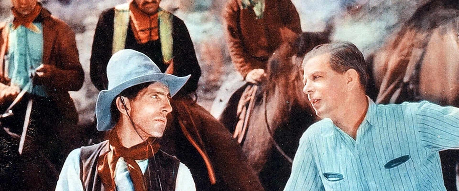 The Mounted Stranger backdrop