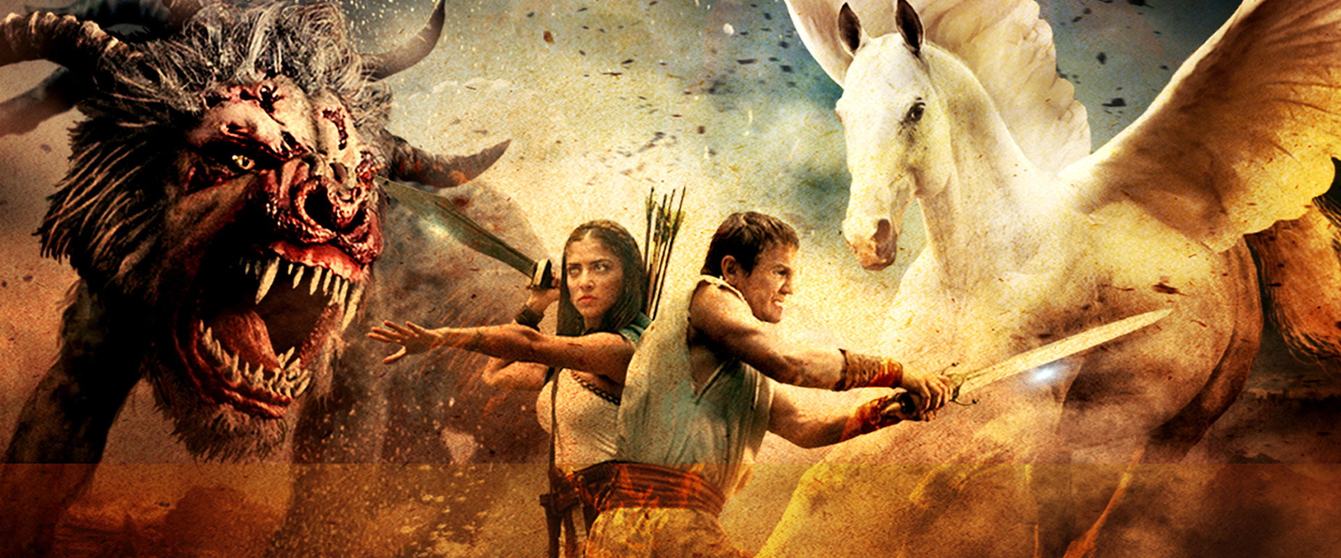 Pegasus vs. Chimera backdrop