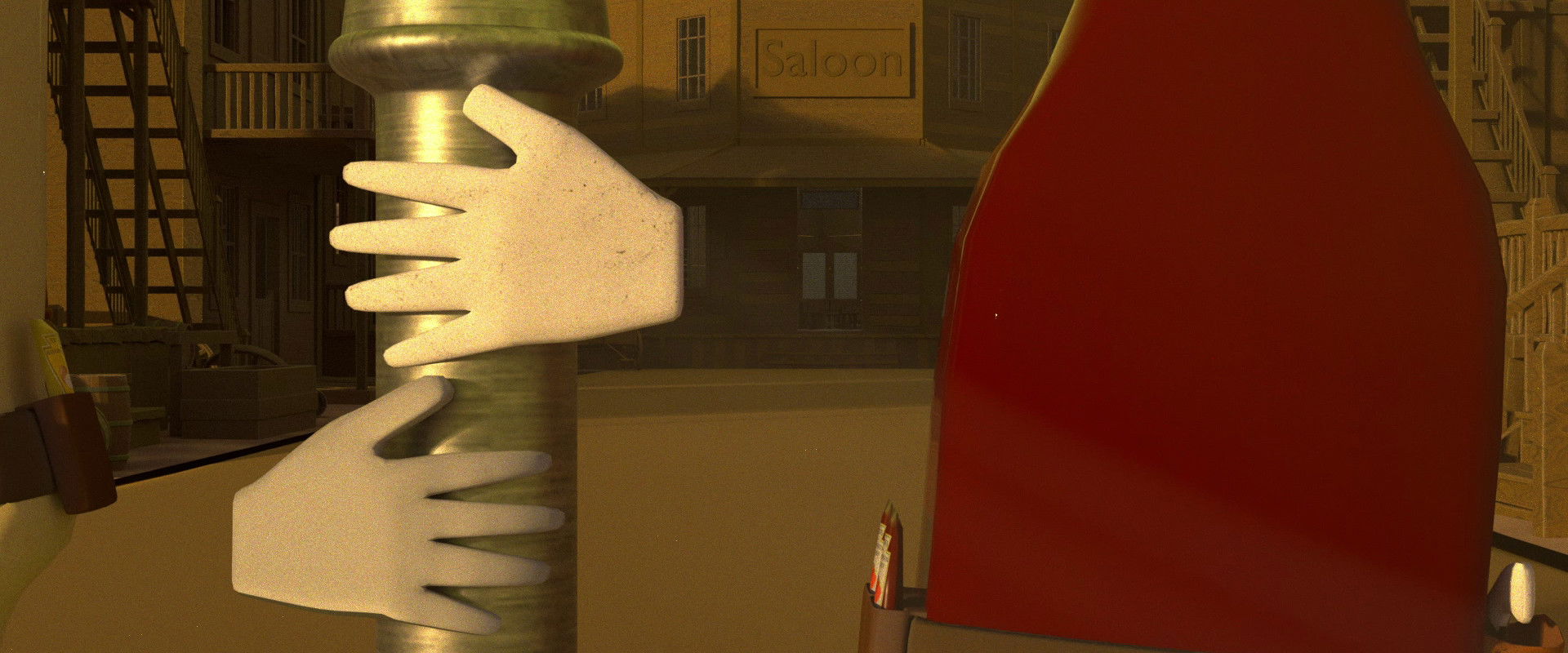 Pour une poignée de sauces backdrop