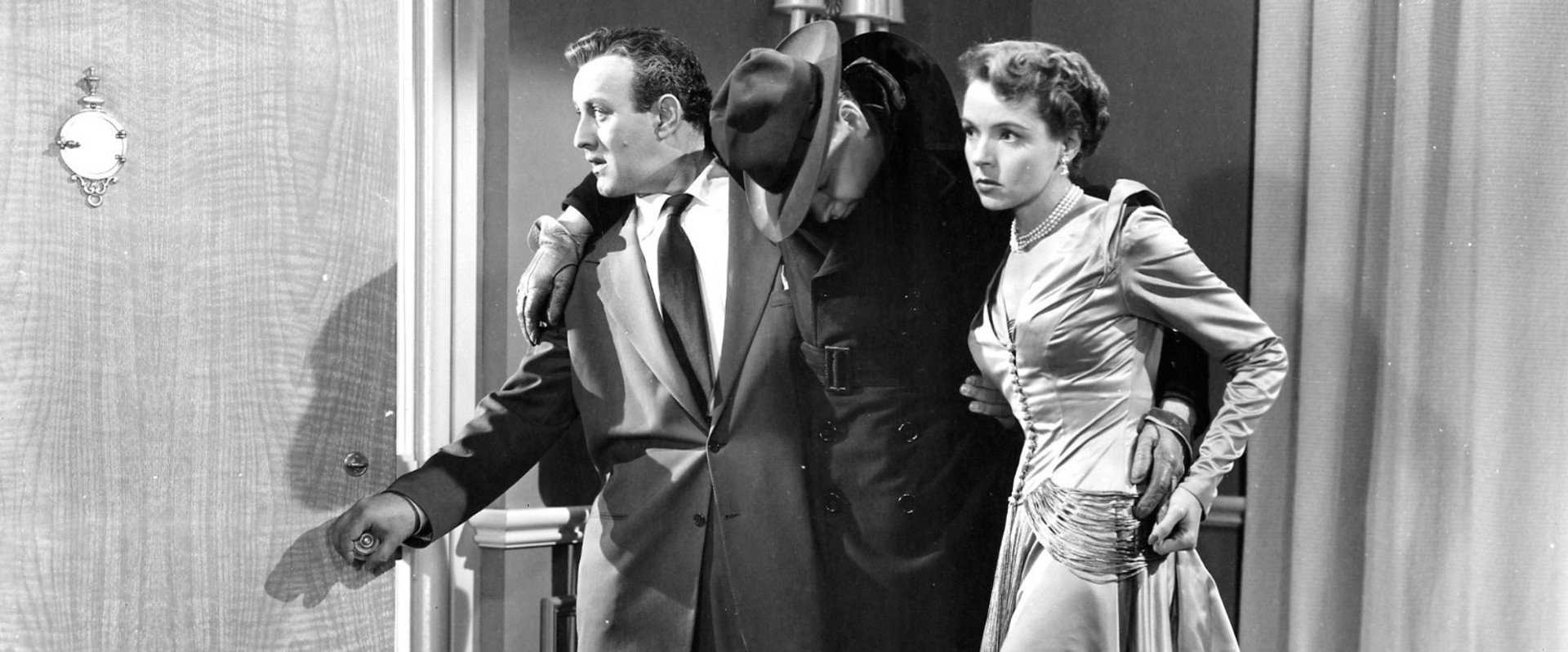 The Man Who Cheated Himself backdrop