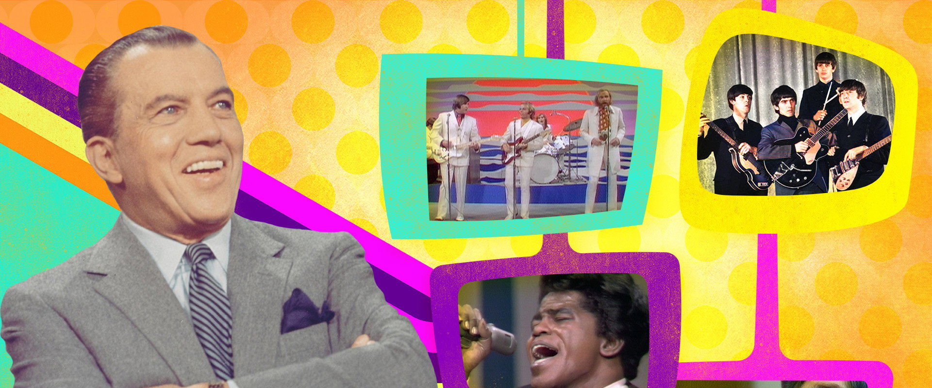 Ed Sullivan Presents: Rock 'N' Roll Revolution: The British Invade America, America Fights Back backdrop