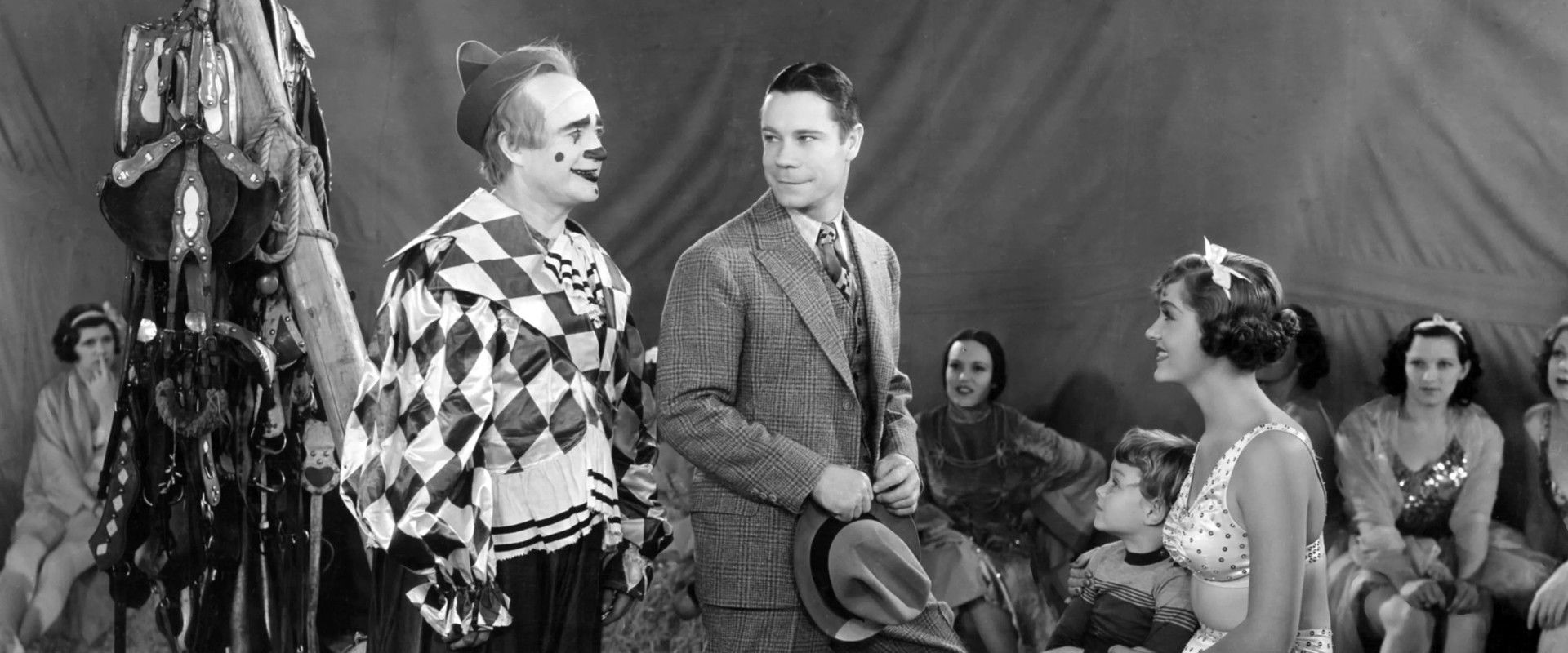 The Circus Clown backdrop