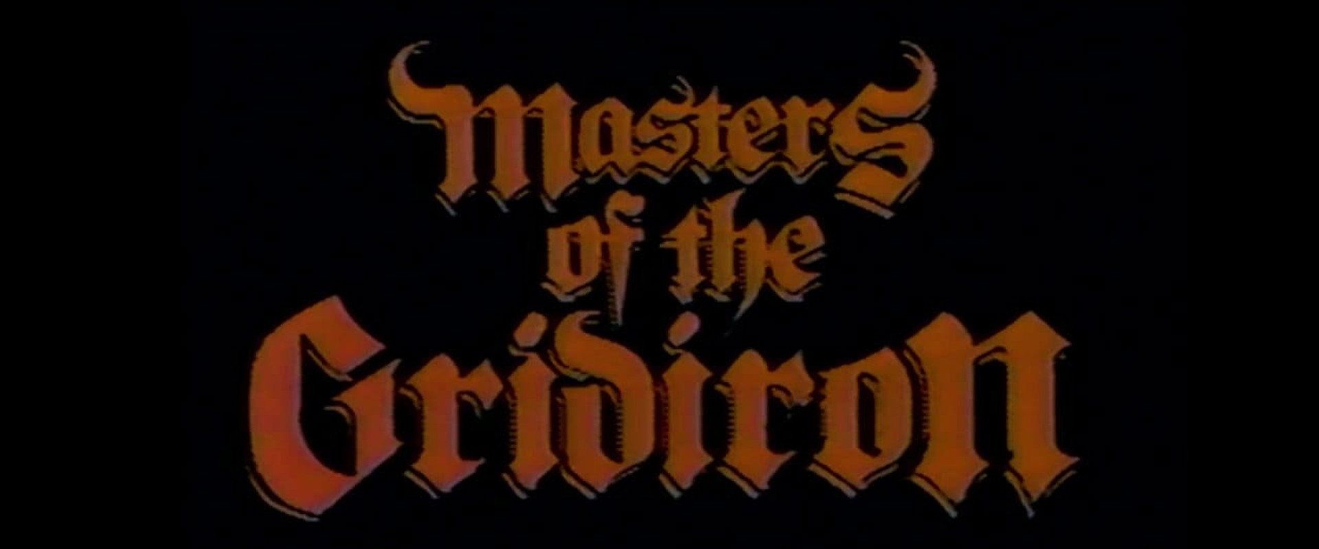 Masters Of The Gridiron backdrop