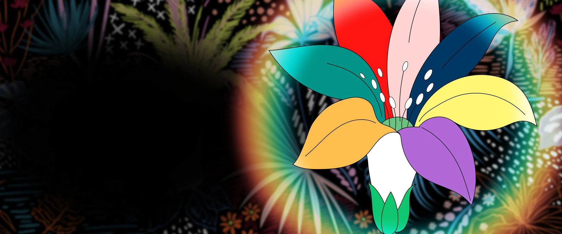 The Flower with Seven Colours backdrop