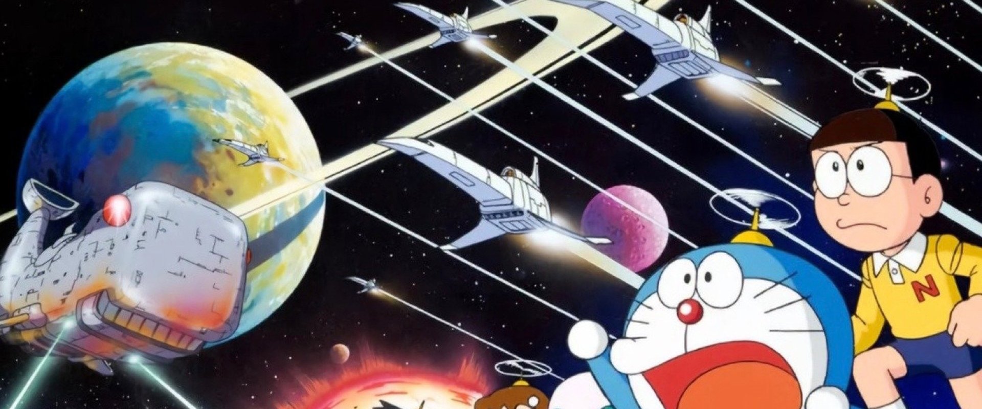Doraemon: Nobita's Little Star Wars backdrop