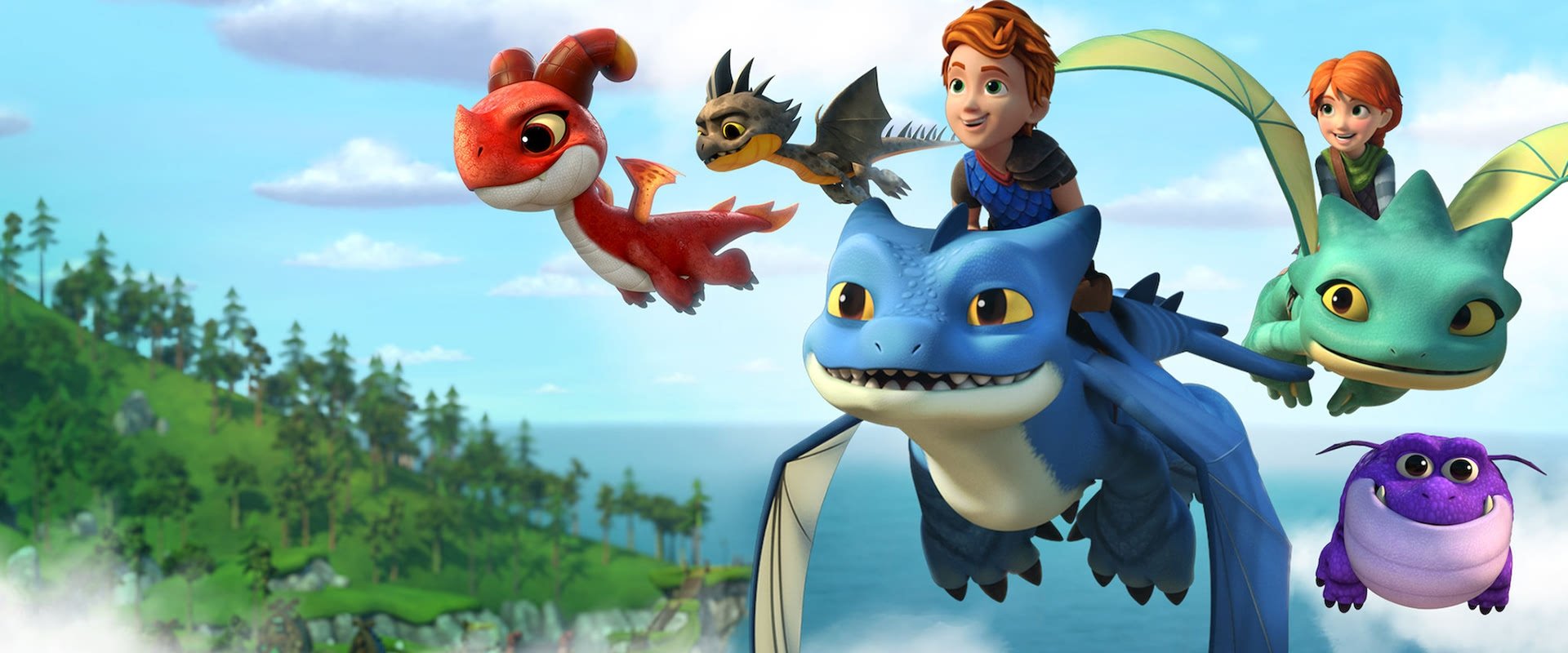 Dragons: Rescue Riders: Hunt for the Golden Dragon backdrop
