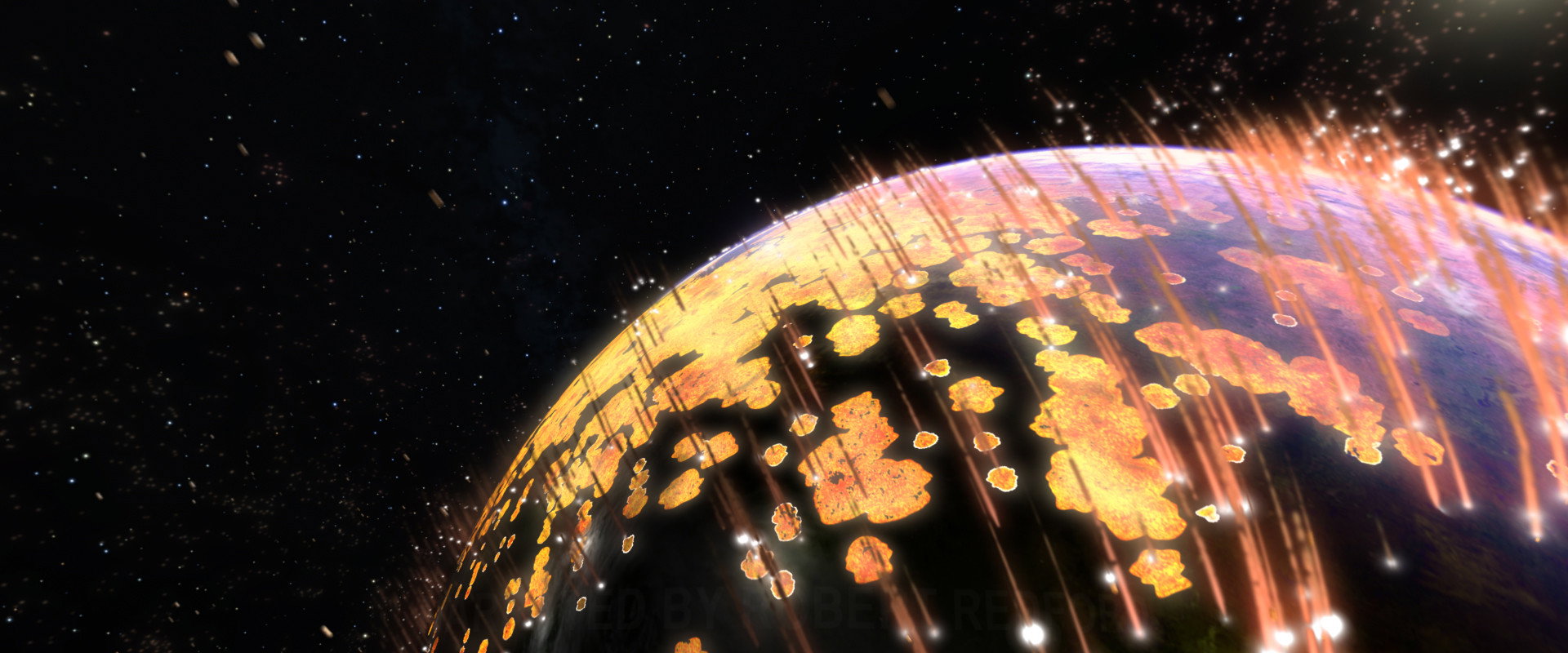 Cosmic Collisions backdrop