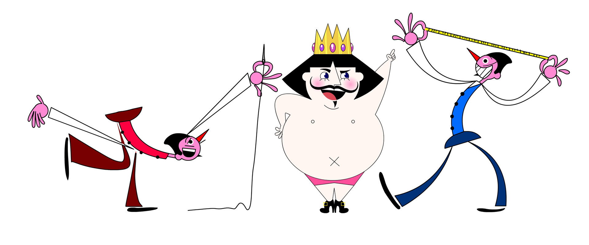 The Emperor's Newest Clothes backdrop