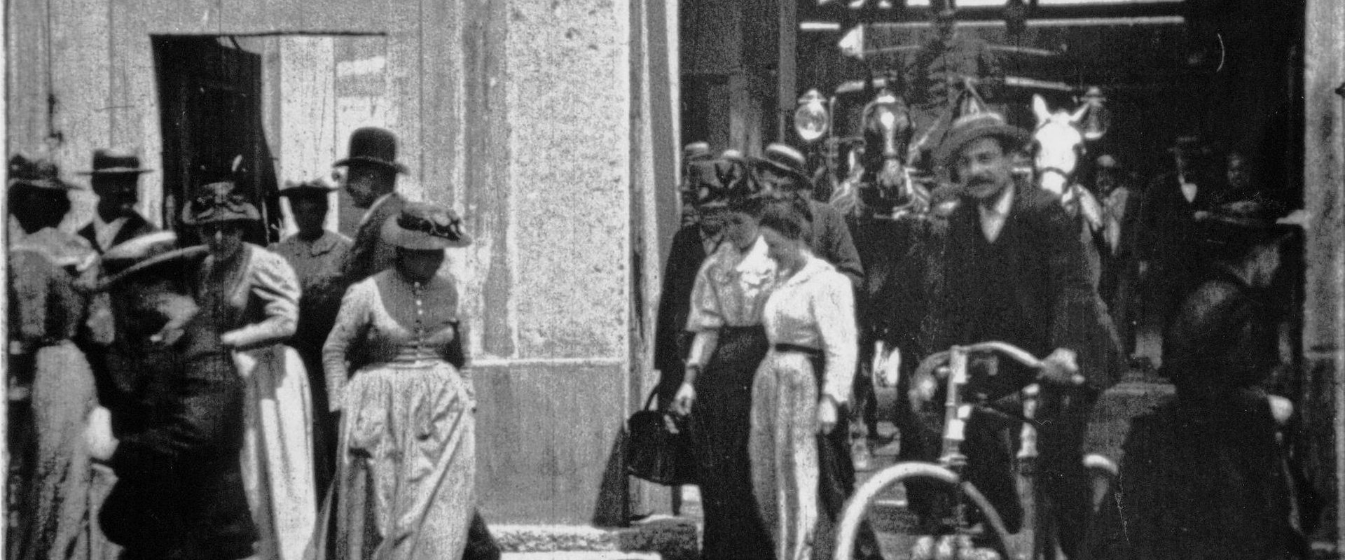Workers Leaving the Lumière Factory backdrop