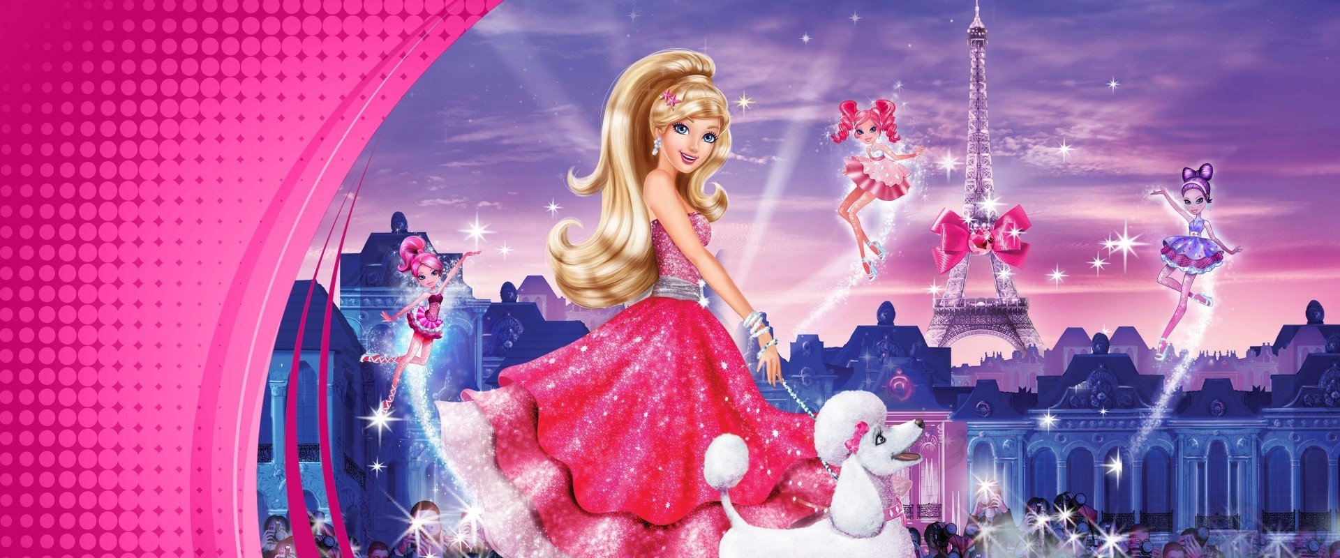 Barbie: A Fashion Fairytale backdrop
