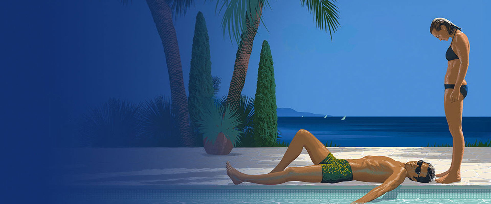 The Swimming Pool backdrop