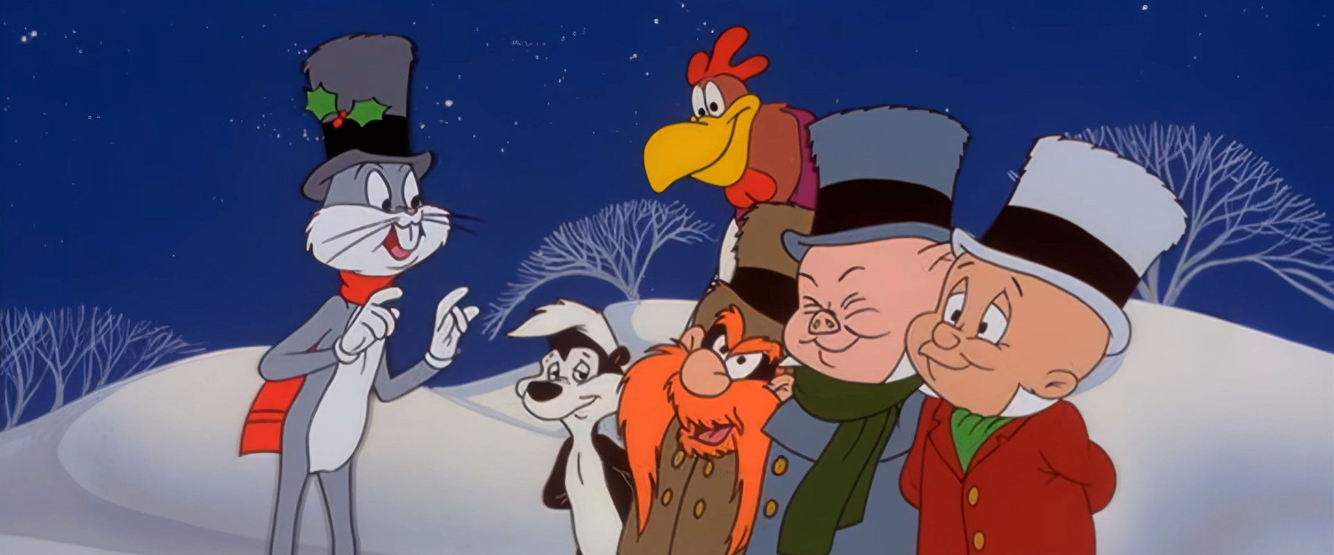 Bugs Bunny's Looney Christmas Tales backdrop