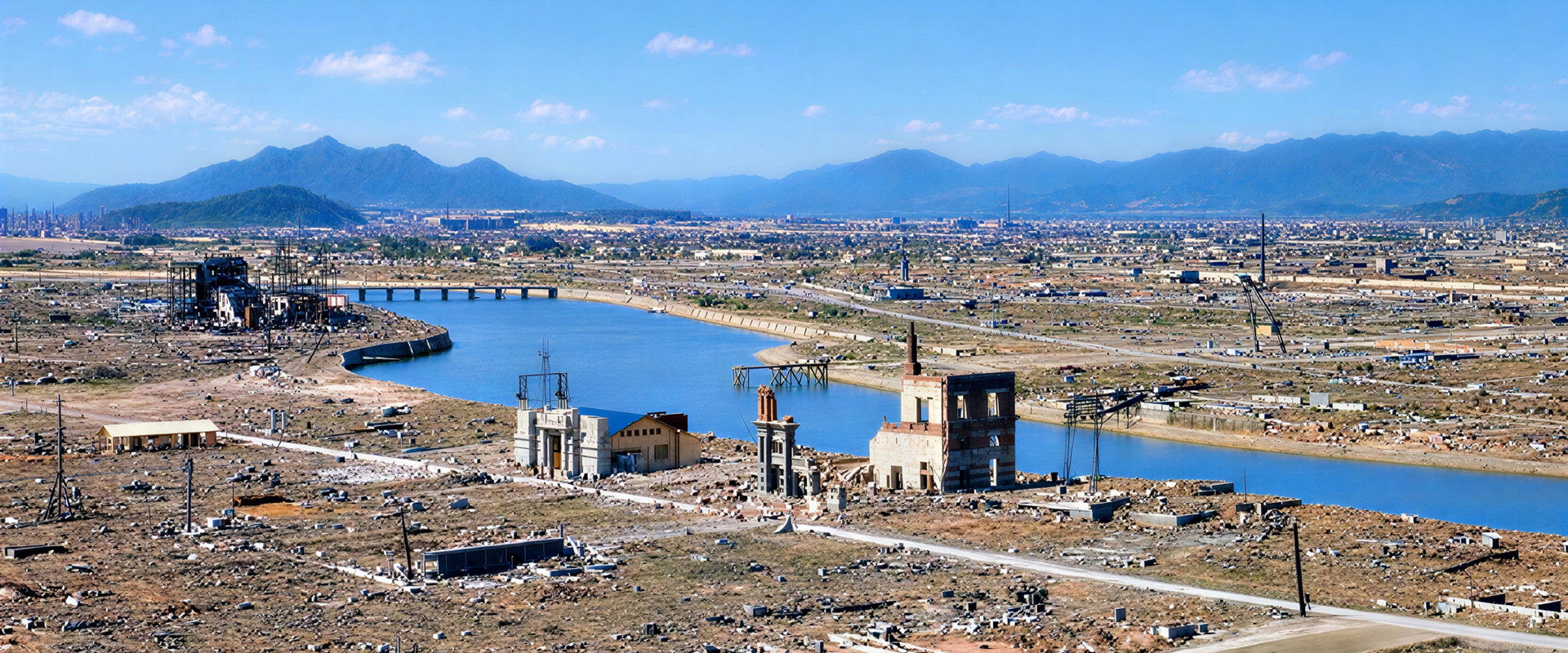 Hiroshima backdrop