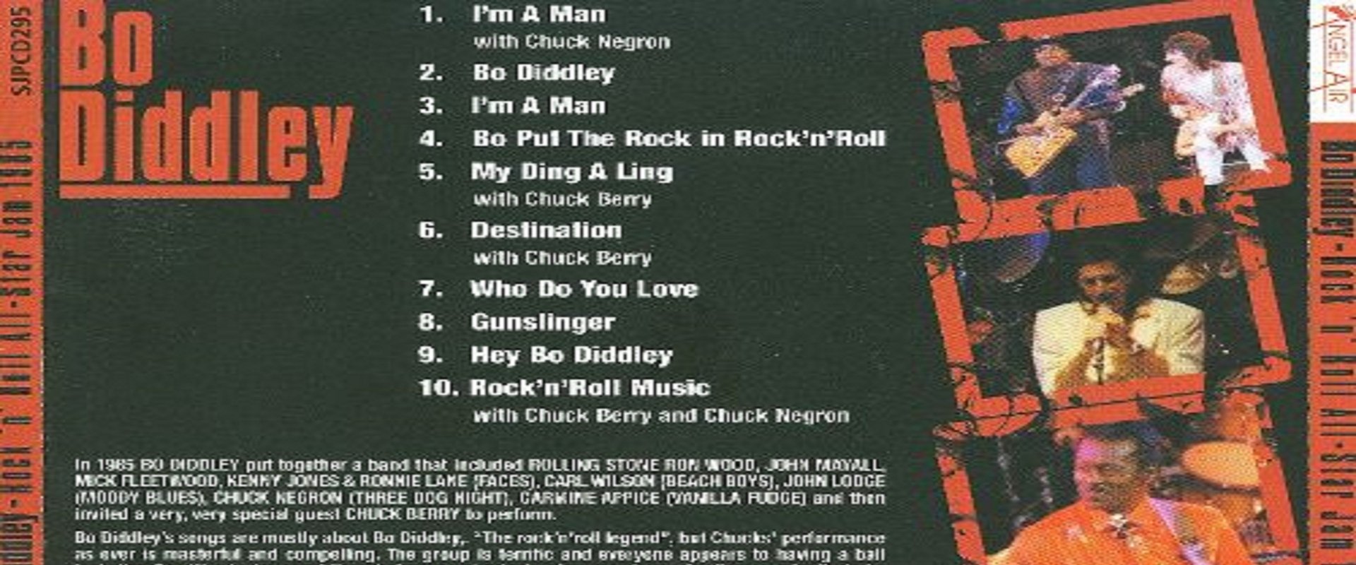 30th Anniversary of Rock 'n' Roll All-Star Jam: Bo Diddley backdrop