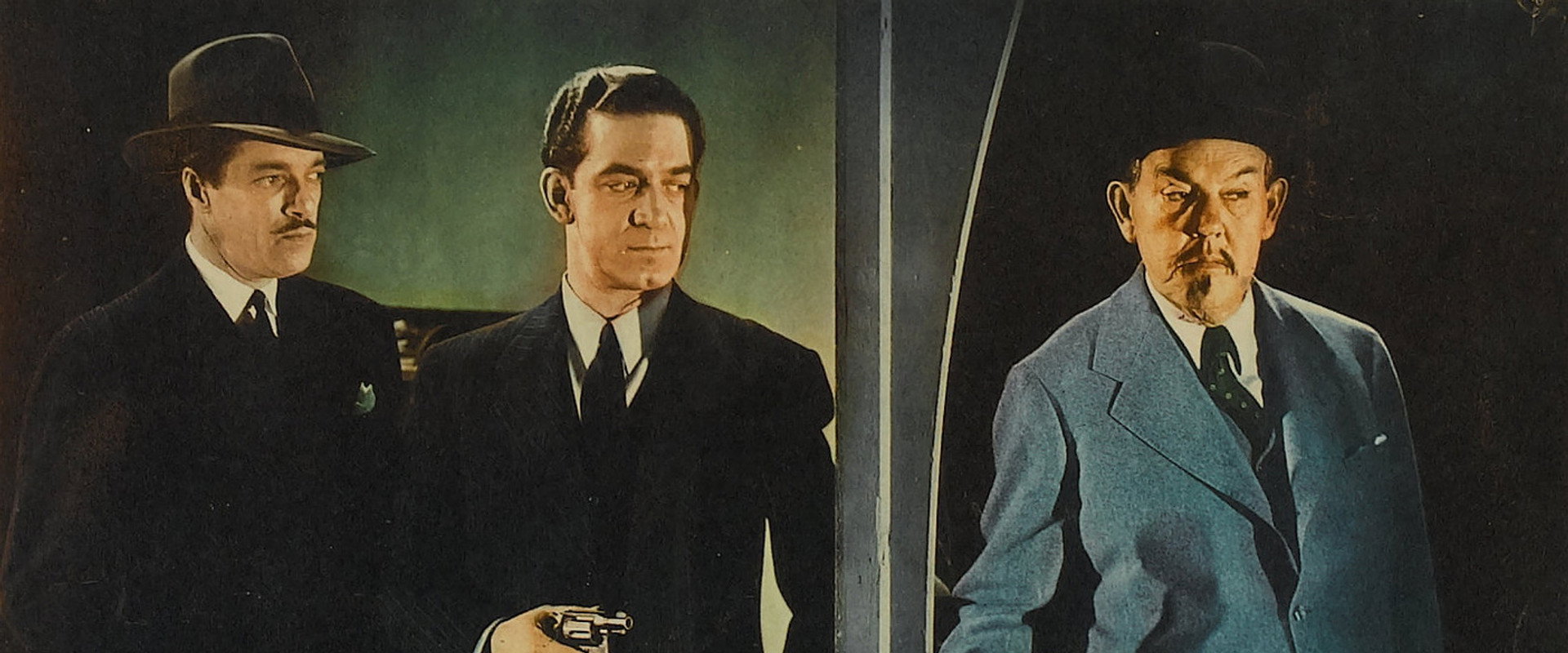 Charlie Chan in The Chinese Cat backdrop