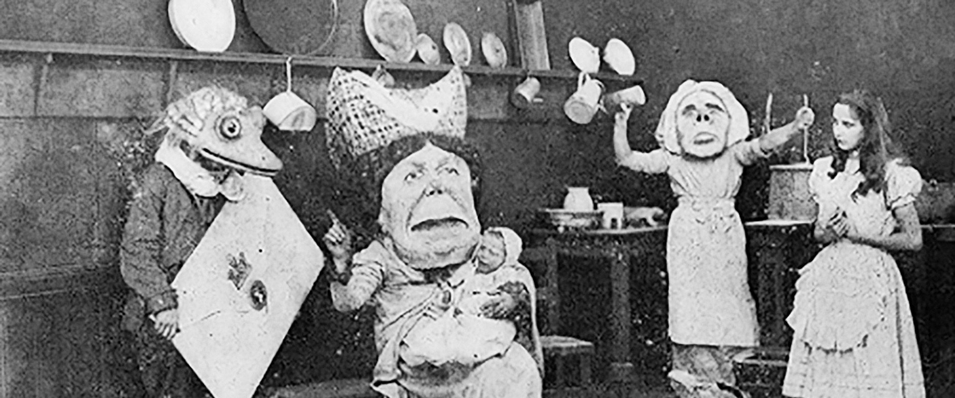 Alice in Wonderland backdrop